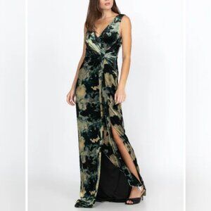 Johnny Was | Dresses | Johnny Was Sherwood Mist Velvet Maxi Dress Elegant  Floral Sleeveless Size 2 | Poshmark